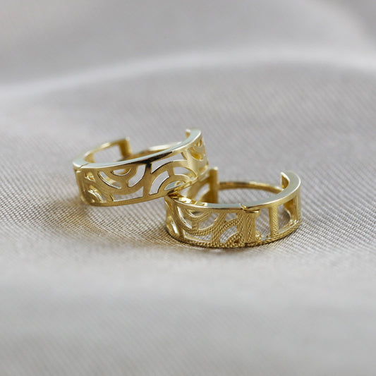 14K Gold Hoop Earrings